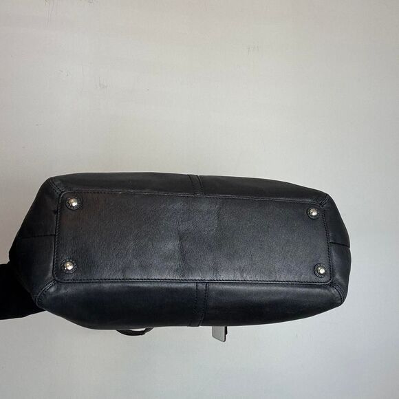 Coach Vintage Y2K Black Leather Soho Tote Shoulder Bag - Picture 5 of 7